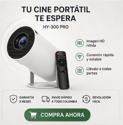 HyCine 300 - Transforma cualquier rincón en tu propio cine o estadio